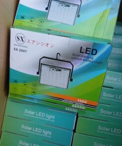 SX-2007 350W Solar LED Flood Light – Lithium Battery Outdoor Security Lamp