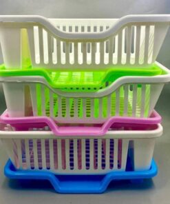 PORTABLE PLASTIC DISH DRAINER