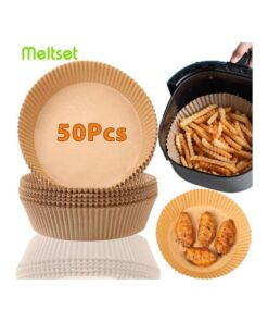 Alternative view of 50PCs Air Fryer Disposable Paper Liner