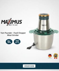 Maximus Yam Pounder & Food Processor - 5L