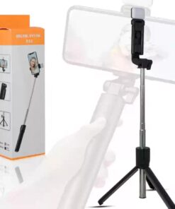 R1S Bluetooth Remote Control 3 In 1 Selfie Stick R1S Selfie Stick With LED Light