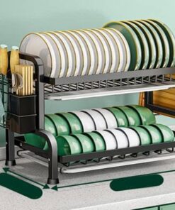 Multipurpose Utility Dish Rack - 2 Tiers