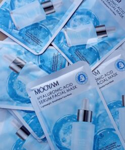 MOOYAM  serum Facial Mask 6pcs With Whitening Moisturizing & Anti-Aging Sheet