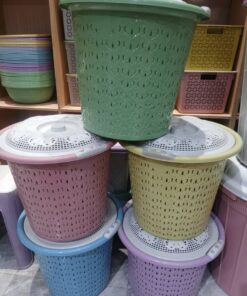 Plastic Laundry Basket Storage Basket